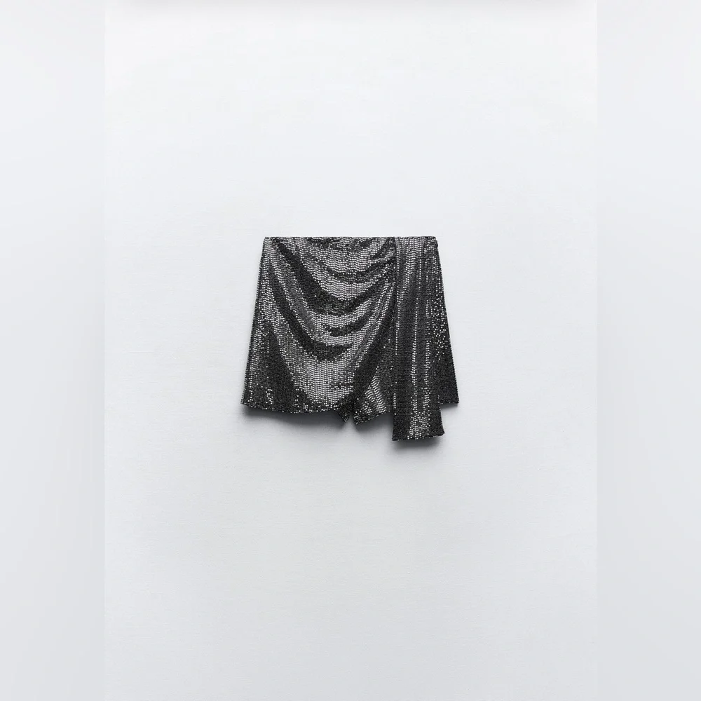 Zara Sparkly wrap skort - Picture 5 of 7